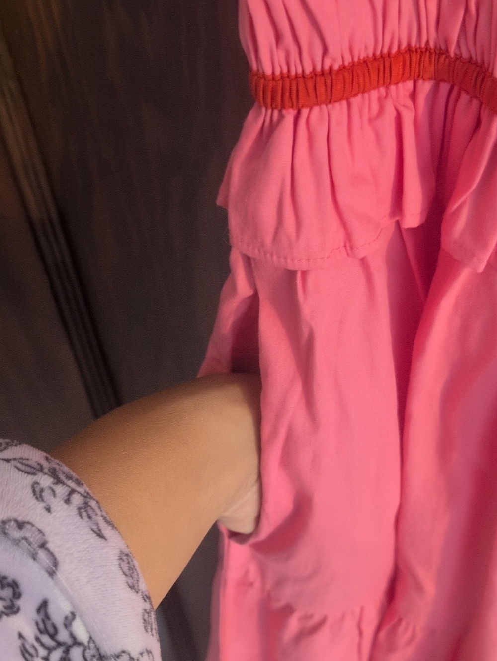 Tuckernuck Pink City Prints Bubblegum Agatha Pink Ruffle Tiered Midi Dress NWT - Picture 15 of 16